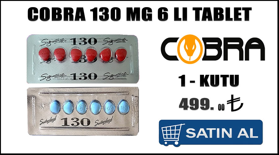 Cobra 130 mg fiyatı kaç tl