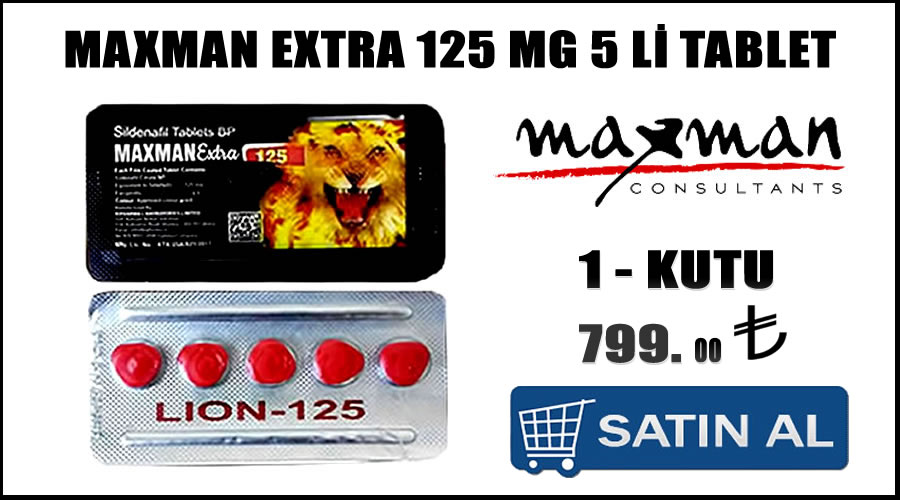 Maxman 125 mg tablet eczane fiyatı