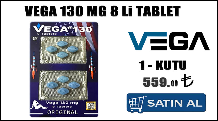 Vega 130 mg 8 li tablet en ucuz fiyatı