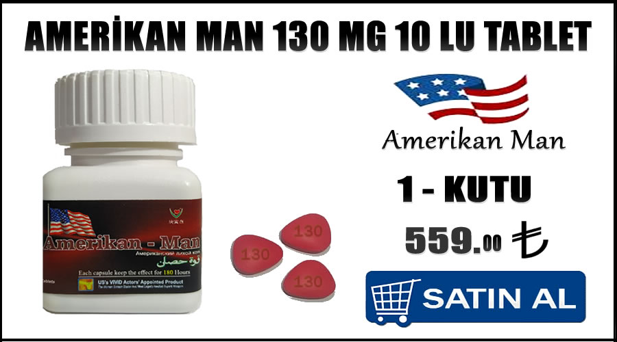 Amerikan man 130 mg cinsel istek artırıcı ilaçlar
