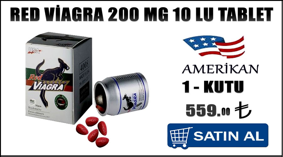 Red viagra 200 mg tablet en uygun fiyat