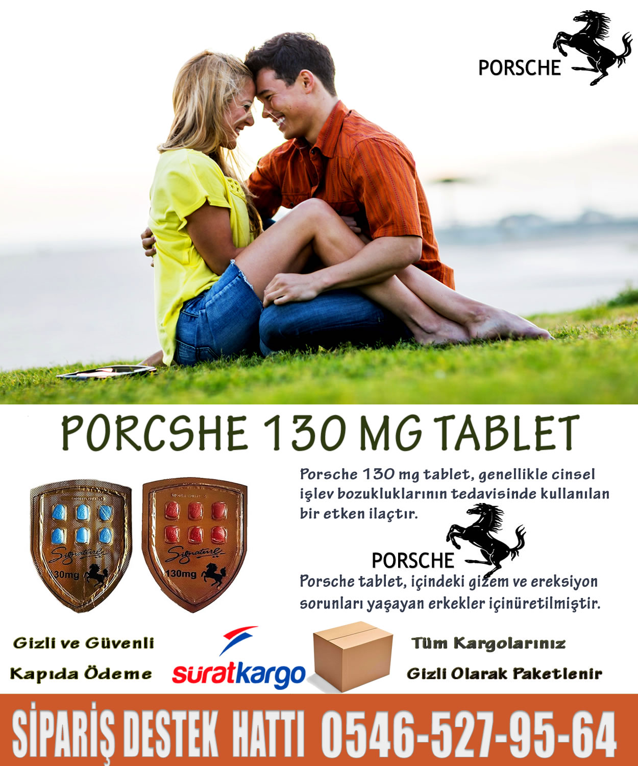 Porsche 130 mg tablet - 2